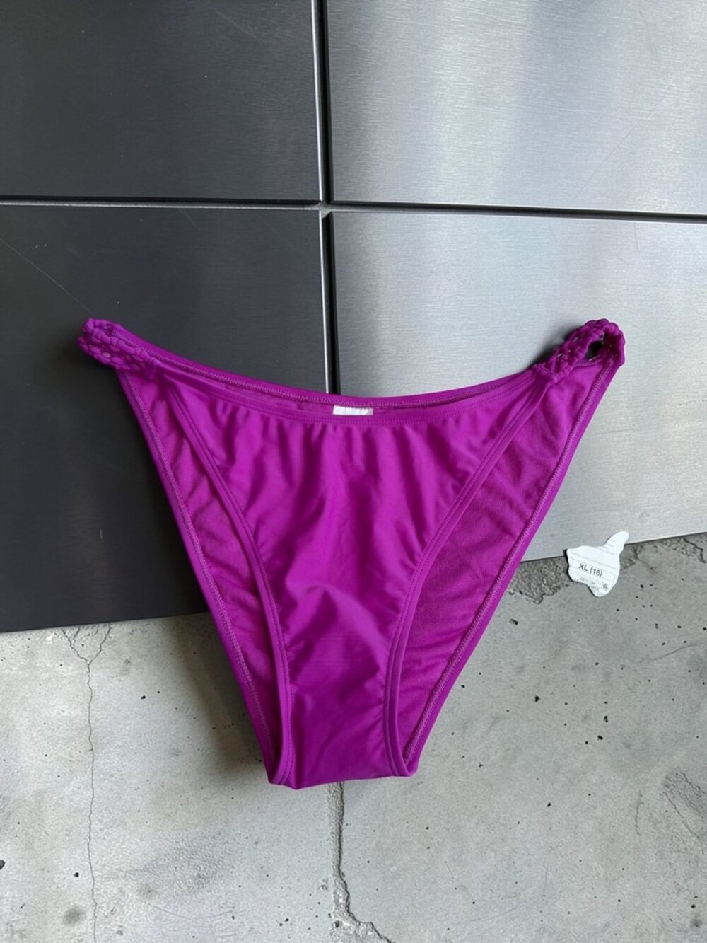 SHADE & SHORE Purple Bikini Bottoms Size XL (16) NEW NWT